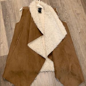 Faux fur vest